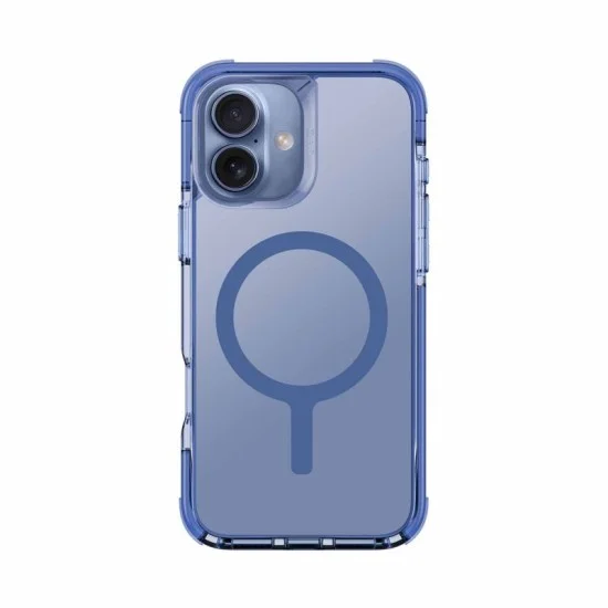 Cover Iphone 16 Hybrid Magclick Charging Combat Uniq - Blue
